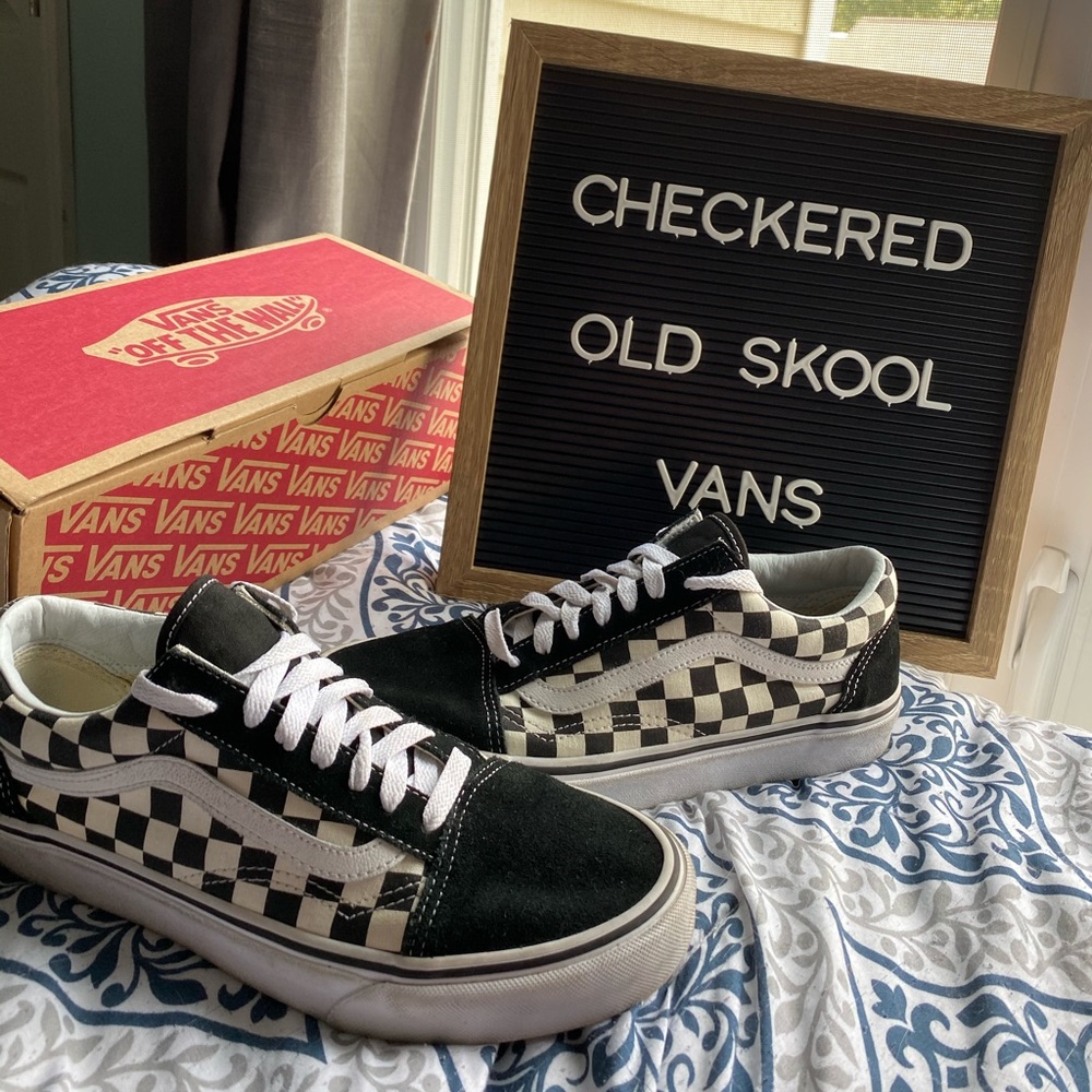Checkered Old Skool Vans